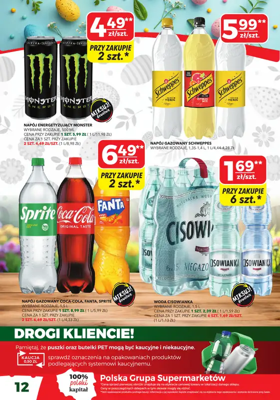 Top Market - gazetka promocyjna Gazetka od czwartku 26.03 do poniedziałku 06.04 - strona 12