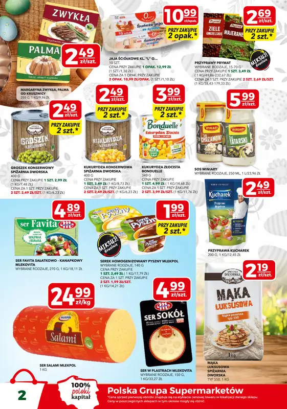 Top Market - gazetka promocyjna Gazetka od czwartku 26.03 do poniedziałku 06.04 - strona 2