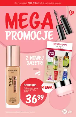 Rossmann - gazetka promocyjna MEGA promocje z nowej gazetki od czwartku 26.03 do środy 01.04