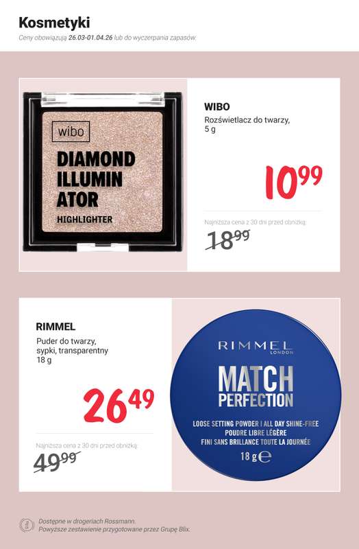 Rossmann - gazetka promocyjna MEGA promocje z nowej gazetki od czwartku 26.03 do środy 01.04 - strona 3