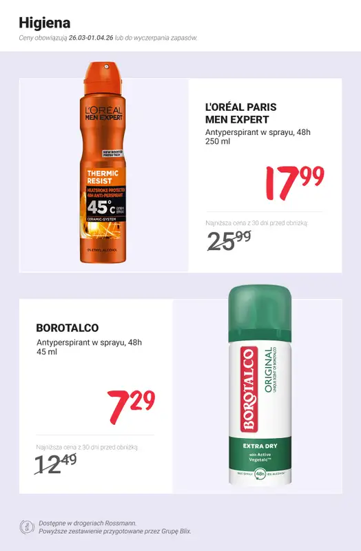 Rossmann - gazetka promocyjna MEGA promocje z nowej gazetki od czwartku 26.03 do środy 01.04 - strona 9