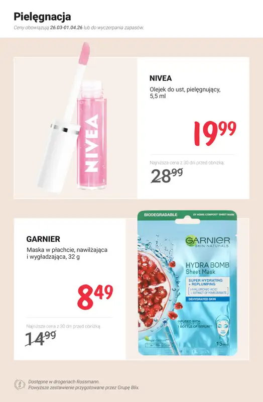 Rossmann - gazetka promocyjna MEGA promocje z nowej gazetki od czwartku 26.03 do środy 01.04 - strona 5