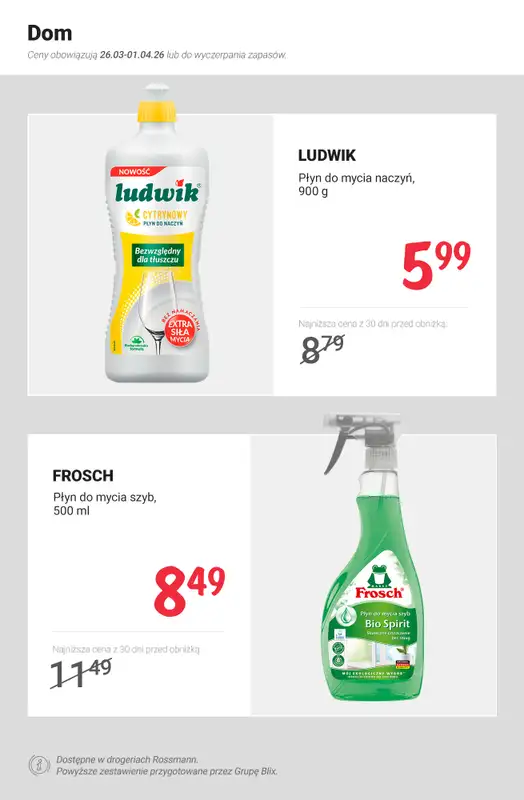 Rossmann - gazetka promocyjna MEGA promocje z nowej gazetki od czwartku 26.03 do środy 01.04 - strona 11
