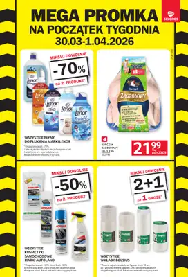 Selgros - gazetka promocyjna Mega promka od poniedziałku 30.03 do środy 08.04