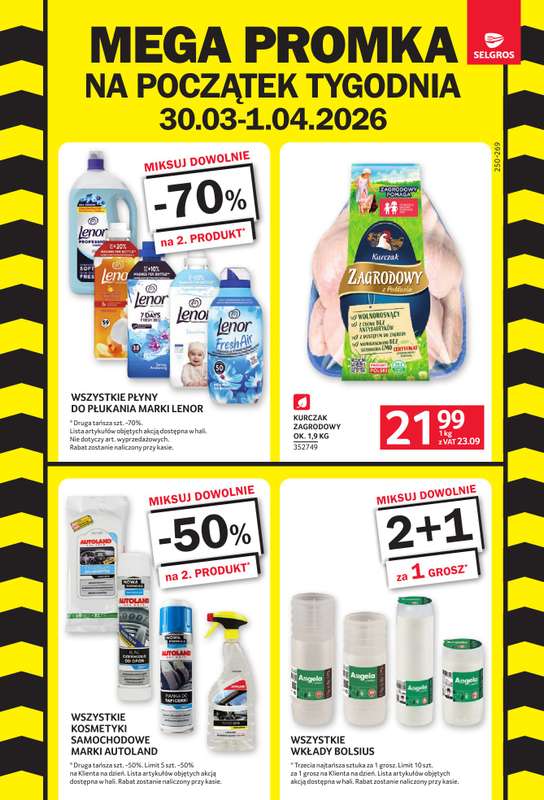 Selgros - gazetka promocyjna Mega promka od poniedziałku 30.03 do środy 08.04