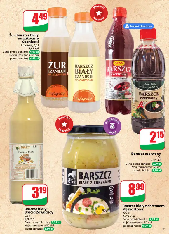 Dino - gazetka promocyjna Gazetka 13 / 2026 od środy 25.03 do wtorku 31.03 - strona 33