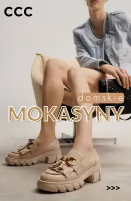 CCC - gazetka promocyjna Mokasyny damskie od 66,99 zł od czwartku 26.03 