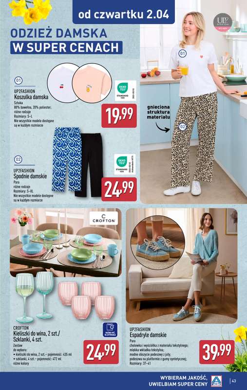 Aldi - gazetka promocyjna Pełny katalog! od poniedziałku 30.03 do soboty 04.04 - strona 43