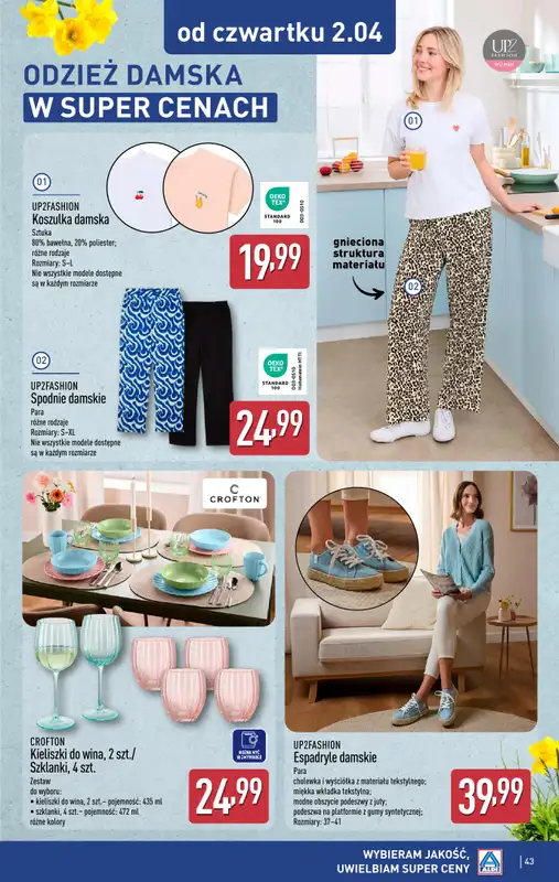 Aldi - gazetka promocyjna Pełny katalog! od poniedziałku 30.03 do soboty 04.04 - strona 43