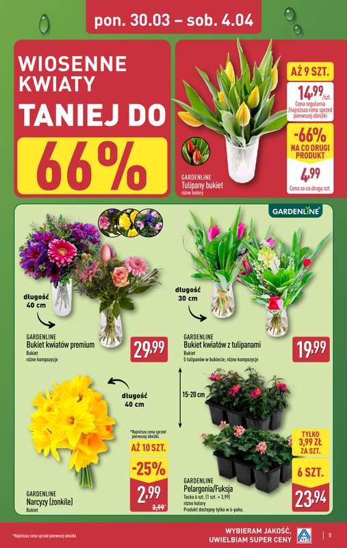 Aldi - gazetka promocyjna Pełny katalog! od poniedziałku 30.03 do soboty 04.04 - strona 5