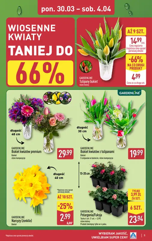Aldi - gazetka promocyjna Pełny katalog! od poniedziałku 30.03 do soboty 04.04 - strona 5