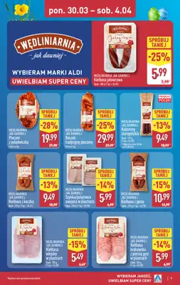 Aldi - gazetka promocyjna Pełny katalog! od poniedziałku 30.03 do soboty 04.04 - strona 9