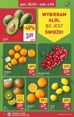 Aldi - gazetka promocyjna Pełny katalog! od poniedziałku 30.03 do soboty 04.04 - strona 2