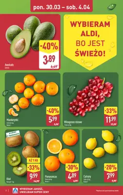 Aldi - gazetka promocyjna Pełny katalog! od poniedziałku 30.03 do soboty 04.04 - strona 2