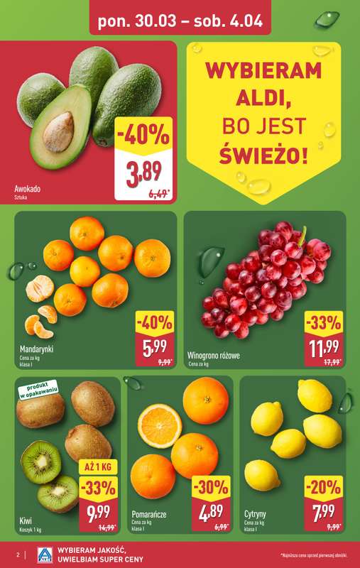 Aldi - gazetka promocyjna Pełny katalog! od poniedziałku 30.03 do soboty 04.04 - strona 2