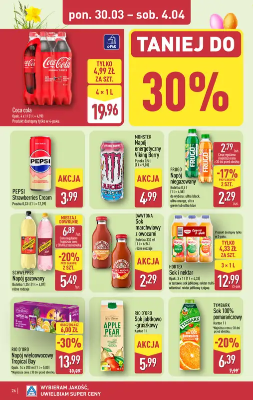 Aldi - gazetka promocyjna Pełny katalog! od poniedziałku 30.03 do soboty 04.04 - strona 26