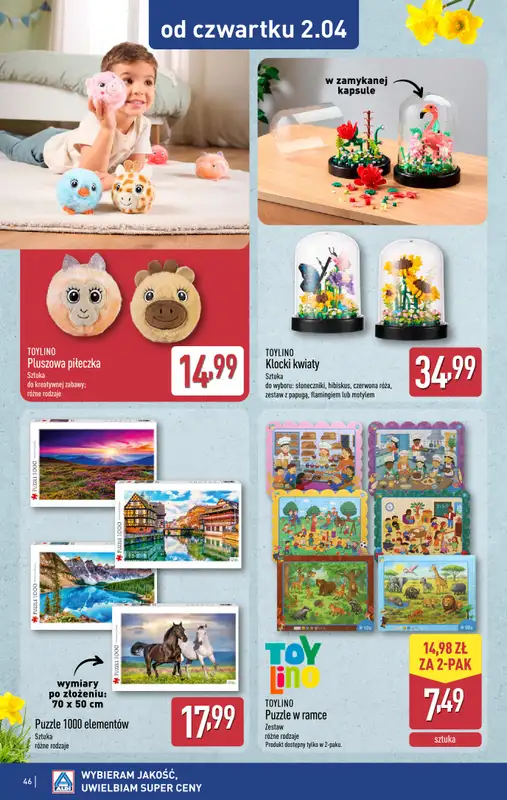 Aldi - gazetka promocyjna Pełny katalog! od poniedziałku 30.03 do soboty 04.04 - strona 46