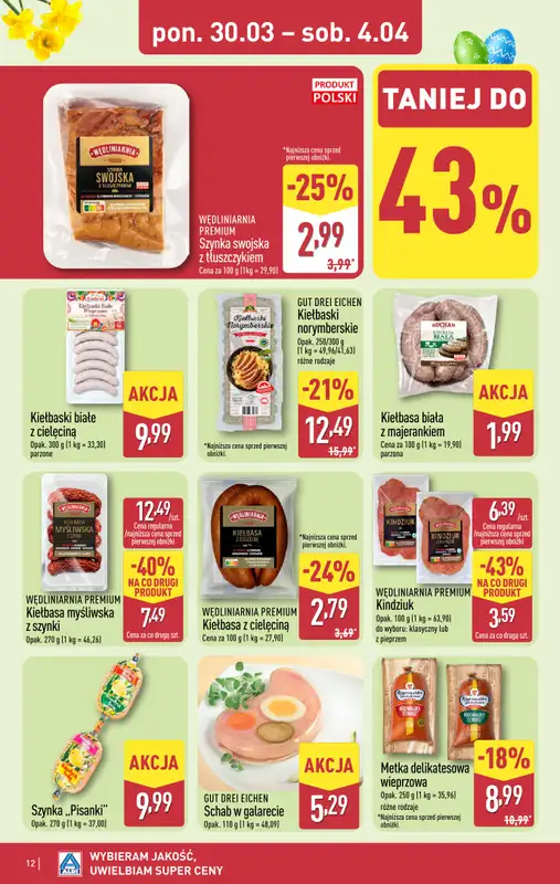 Aldi - gazetka promocyjna Pełny katalog! od poniedziałku 30.03 do soboty 04.04 - strona 12