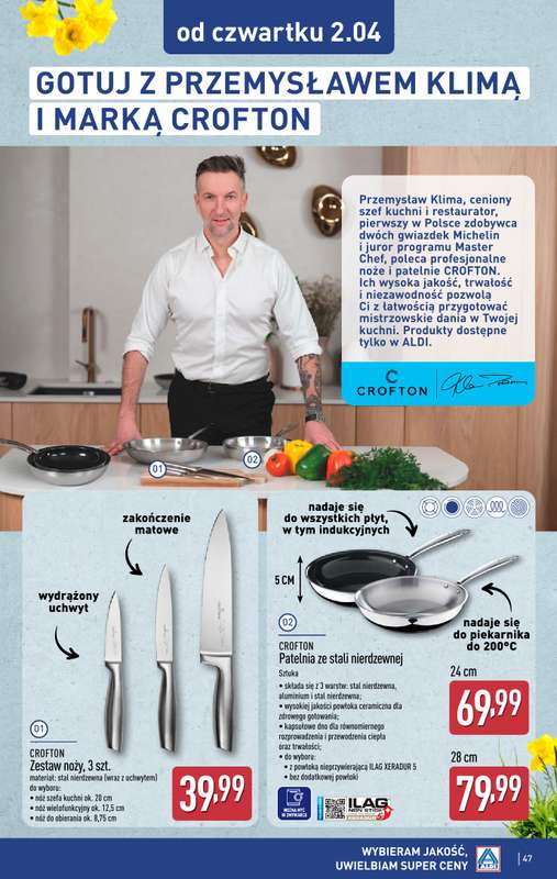 Aldi - gazetka promocyjna Pełny katalog! od poniedziałku 30.03 do soboty 04.04 - strona 47