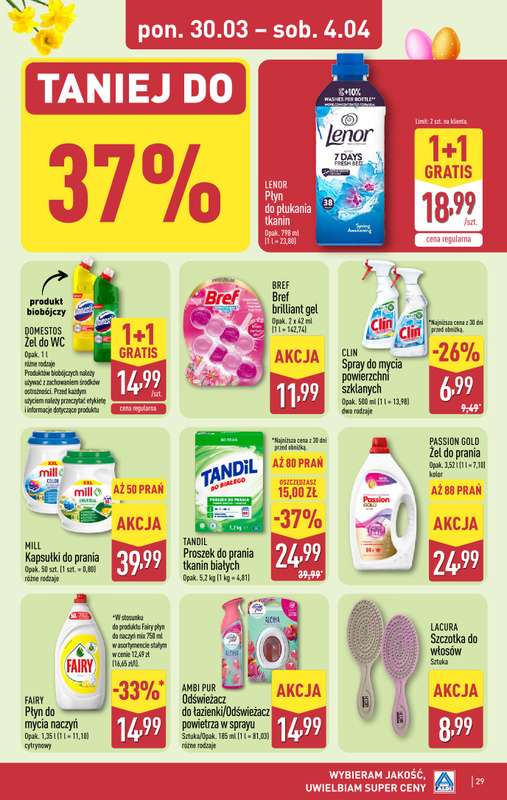 Aldi - gazetka promocyjna Pełny katalog! od poniedziałku 30.03 do soboty 04.04 - strona 29