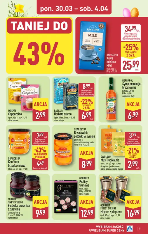 Aldi - gazetka promocyjna Pełny katalog! od poniedziałku 30.03 do soboty 04.04 - strona 21