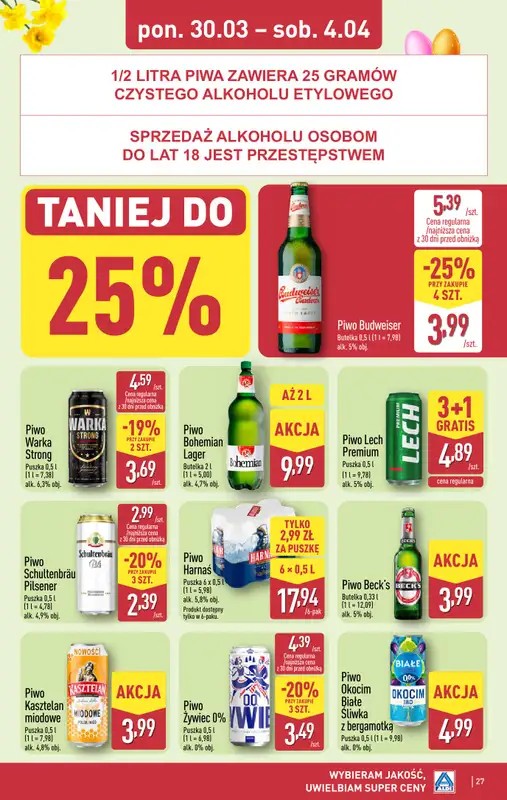 Aldi - gazetka promocyjna Pełny katalog! od poniedziałku 30.03 do soboty 04.04 - strona 27