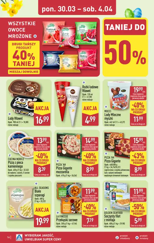 Aldi - gazetka promocyjna Pełny katalog! od poniedziałku 30.03 do soboty 04.04 - strona 16