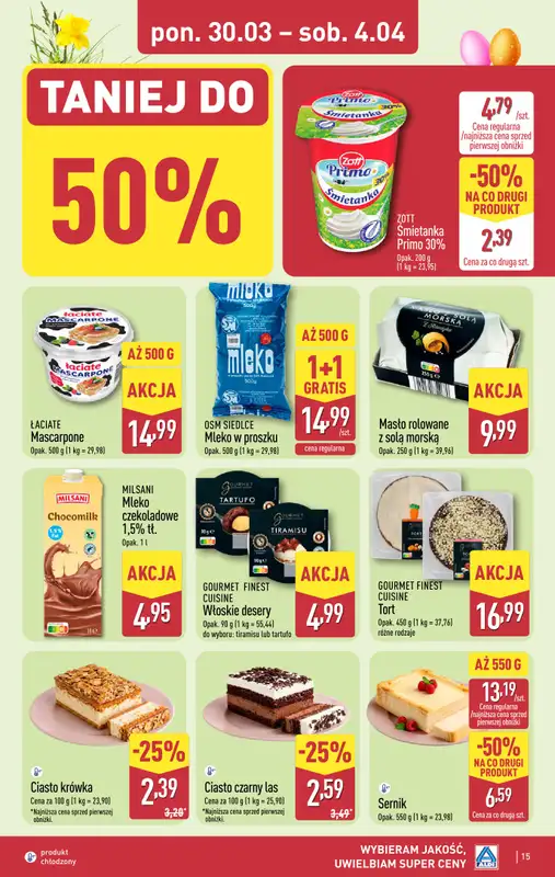 Aldi - gazetka promocyjna Pełny katalog! od poniedziałku 30.03 do soboty 04.04 - strona 15