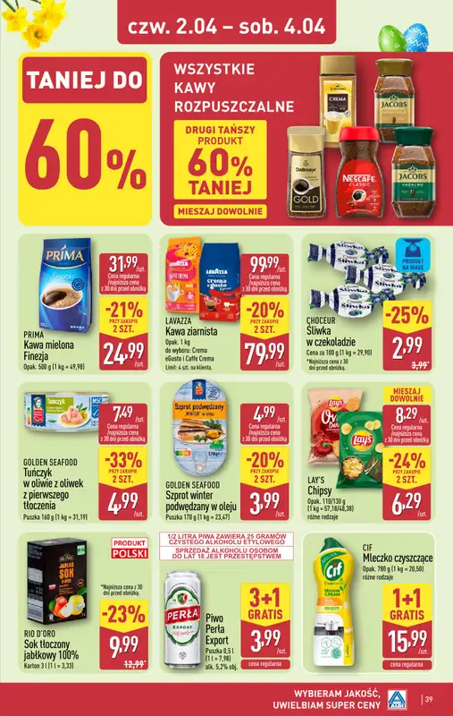 Aldi - gazetka promocyjna Pełny katalog! od poniedziałku 30.03 do soboty 04.04 - strona 39