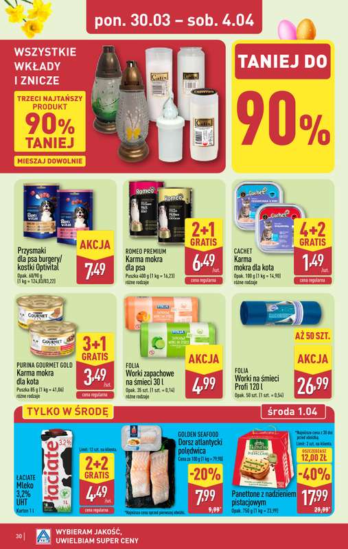 Aldi - gazetka promocyjna Pełny katalog! od poniedziałku 30.03 do soboty 04.04 - strona 30