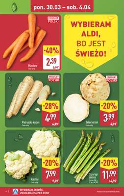 Aldi - gazetka promocyjna Pełny katalog! od poniedziałku 30.03 do soboty 04.04 - strona 4