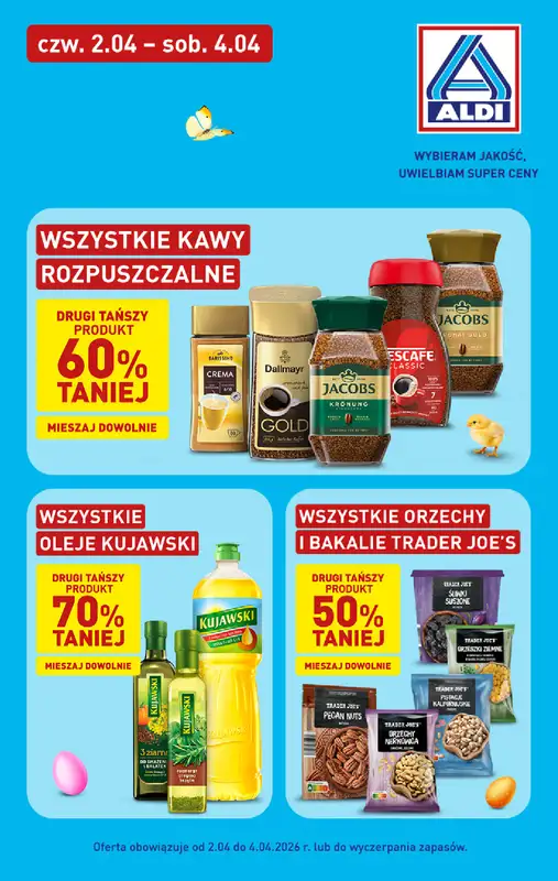 Aldi - gazetka promocyjna Wybieram Aldi na tani weekend! od czwartku 02.04 do soboty 04.04 - strona 13