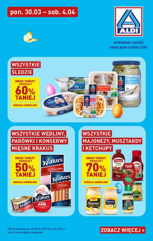 Aldi - gazetka promocyjna Wybieram Aldi na tani weekend! od czwartku 02.04 do soboty 04.04 - strona 7