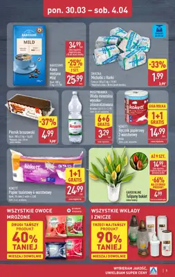 Aldi - gazetka promocyjna Wybieram Aldi na tani weekend! od czwartku 02.04 do soboty 04.04 - strona 5