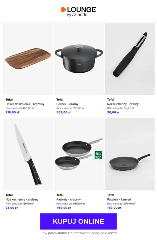 Lounge by Zalando - gazetka promocyjna Do -60% Tefal od czwartku 26.03 do poniedziałku 30.03 - strona 5