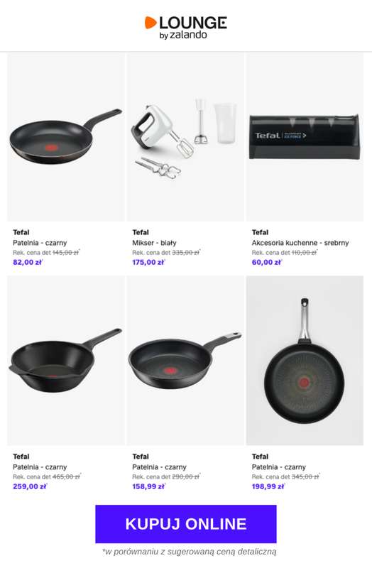 Lounge by Zalando - gazetka promocyjna Do -60% Tefal od czwartku 26.03 do poniedziałku 30.03 - strona 3
