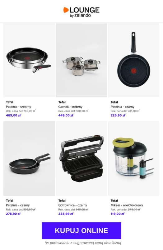 Lounge by Zalando - gazetka promocyjna Do -60% Tefal od czwartku 26.03 do poniedziałku 30.03 - strona 9