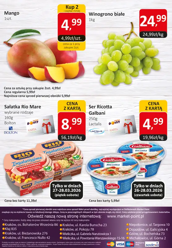 Market Point - gazetka promocyjna Gazetka weekendowa od czwartku 26.03 do niedzieli 29.03 - strona 6