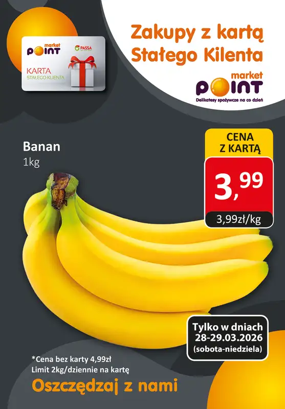 Market Point - gazetka promocyjna Gazetka weekendowa od czwartku 26.03 do niedzieli 29.03 - strona 3