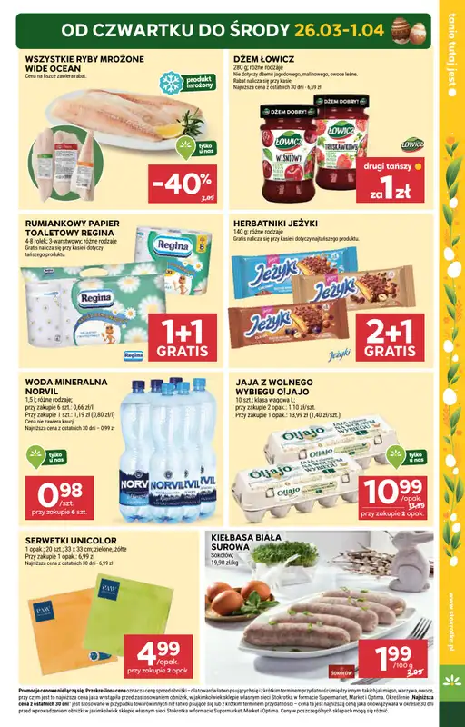 Stokrotka - gazetka promocyjna Gazetka Supermarket od czwartku 26.03 do środy 01.04 - strona 7