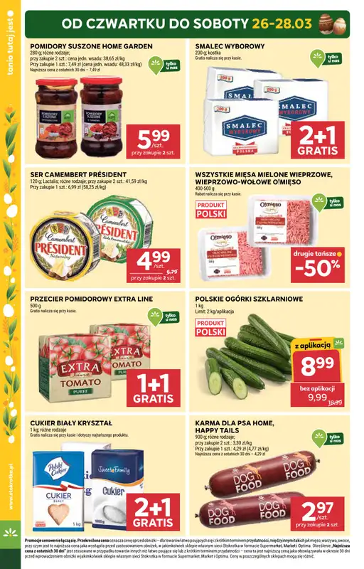 Stokrotka - gazetka promocyjna Gazetka Market od czwartku 26.03 do środy 01.04 - strona 4