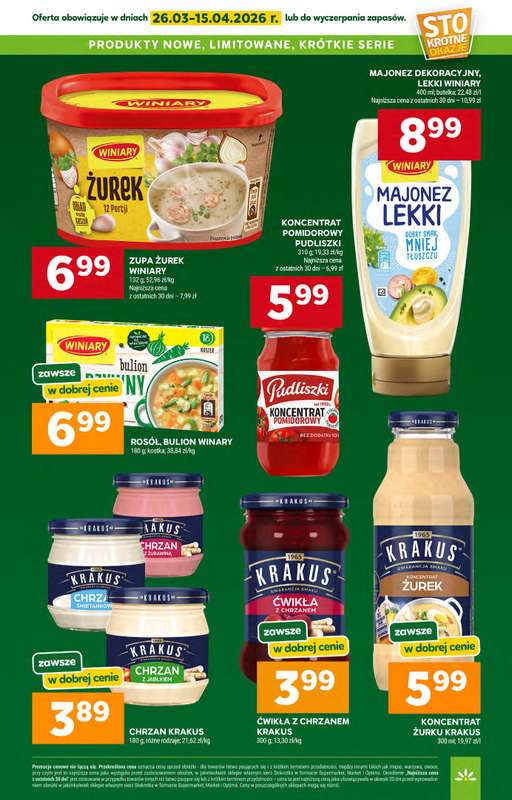 Stokrotka - gazetka promocyjna Gazetka Market od czwartku 26.03 do środy 01.04 - strona 30