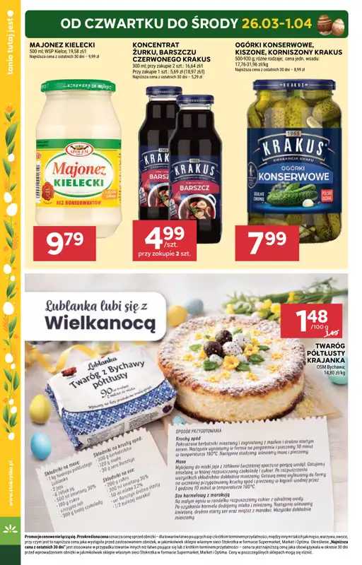 Stokrotka - gazetka promocyjna Gazetka Market od czwartku 26.03 do środy 01.04 - strona 9