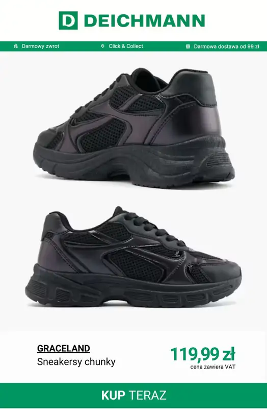 Deichmann - gazetka promocyjna Najlepsze ceny damskie od czwartku 26.03  - strona 13