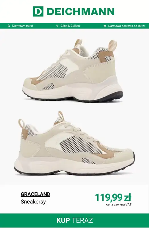 Deichmann - gazetka promocyjna Najlepsze ceny damskie od czwartku 26.03  - strona 7