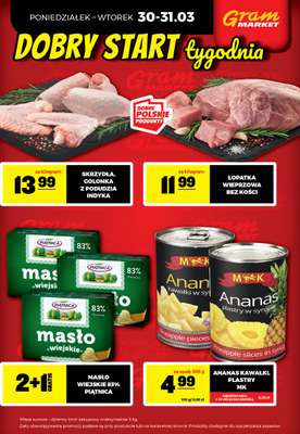 Gram Market - gazetka promocyjna Cały tydzień niskie ceny od piątku 27.03 do wtorku 31.03 - strona 4