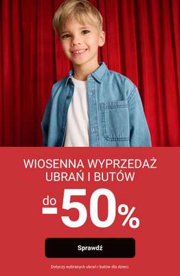 Smyk - gazetka promocyjna Wiosenna wyprzedaż do -50% od czwartku 26.03 