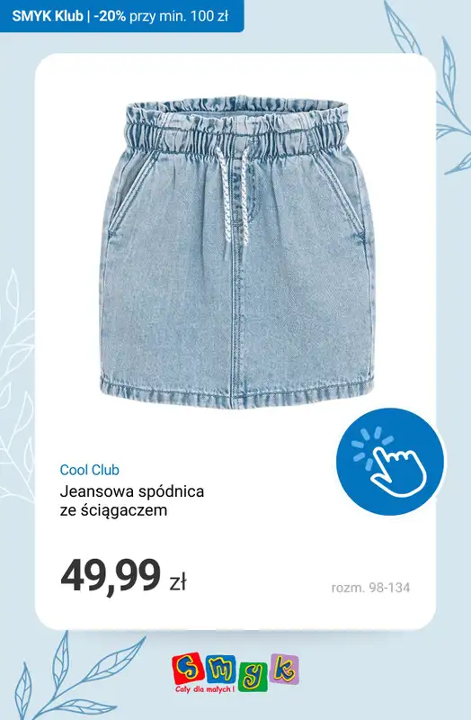 Smyk - gazetka promocyjna Denim days! -20% na produkty jeansowe - tylko dla Klubowiczów! od czwartku 26.03 do poniedziałku 30.03 - strona 10