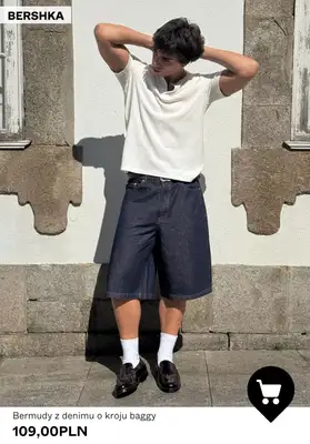 Bershka - gazetka promocyjna Bermudy męskie od czwartku 26.03  - strona 5