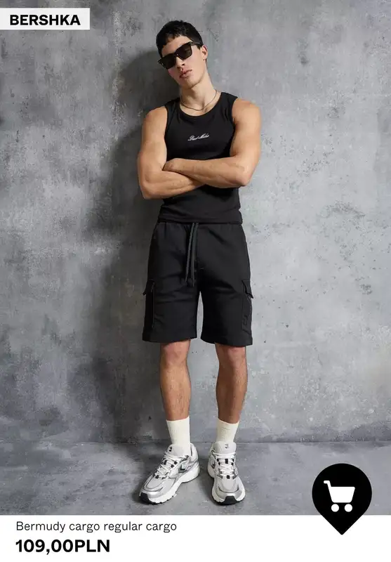 Bershka - gazetka promocyjna Bermudy męskie od czwartku 26.03  - strona 4